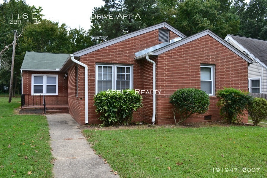 116 E. Edgewood Drive Apt A, Durham, NC 27704 Apple Realty