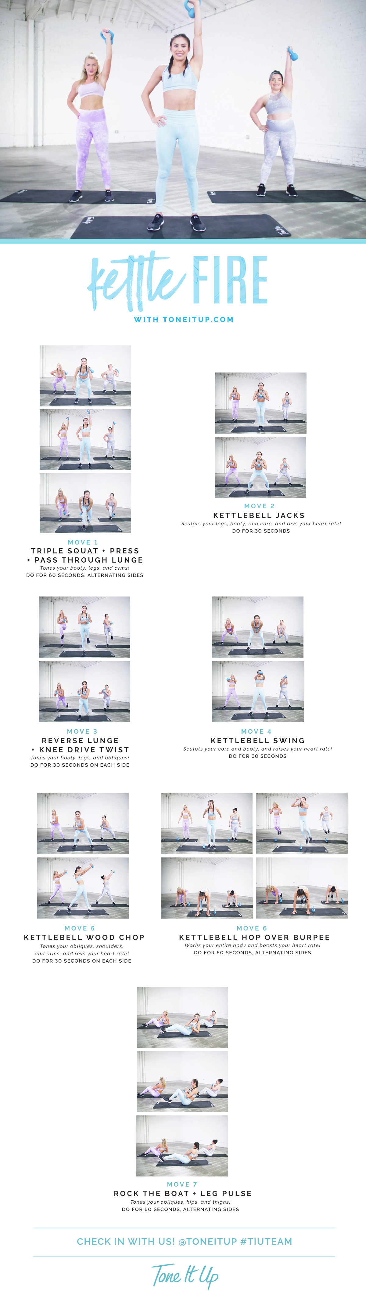 Kettle Fire 7 Metabolism Boosting Kettlebell Moves