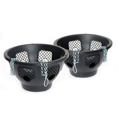 Pair of 12" Easy Fill Hanging baskets