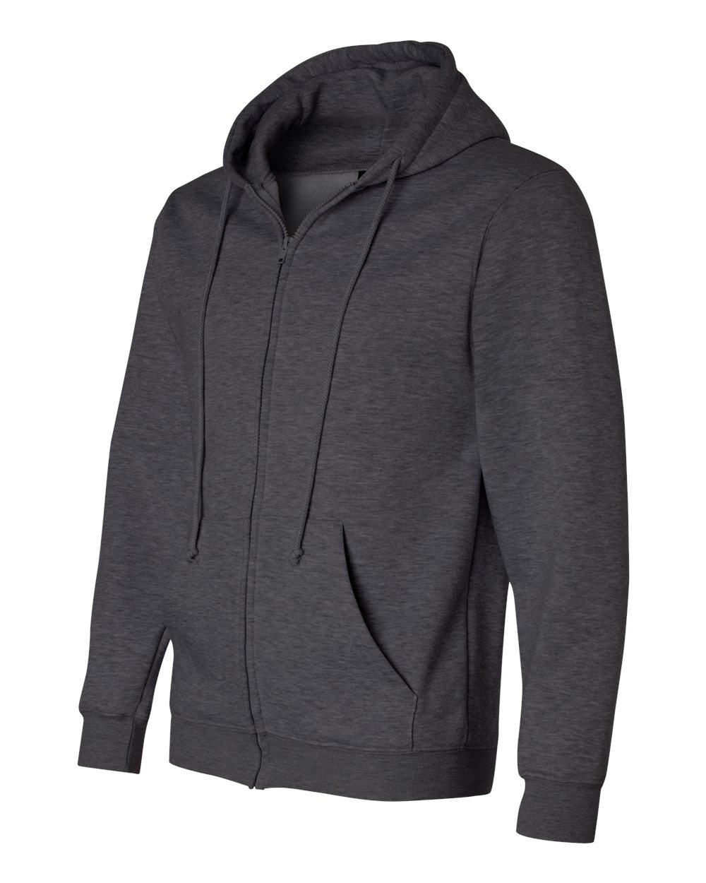Bayside Men's Full Zip Hooded Sweatshirt BA900 S4XL eBay