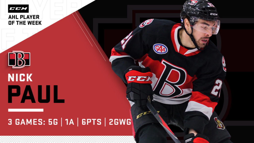 Most recently in the nhl with ottawa senators. Paul named CCM/AHL Player of the Week - Belleville Senators