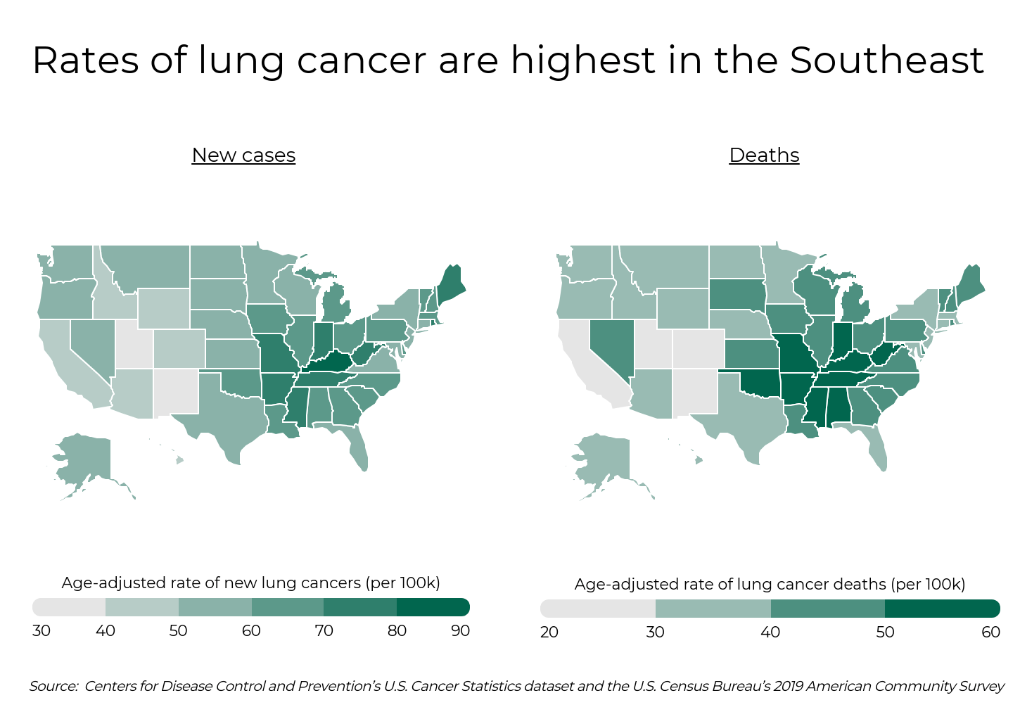 States and Counties With the Highest Rates of Lung Cancer FilterBuy