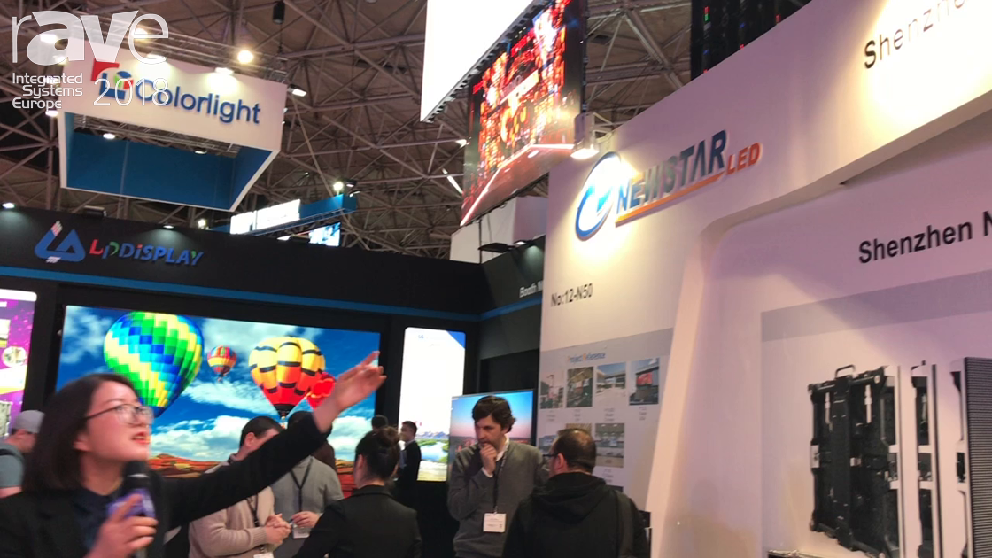 ISE 2018 Newstar LED Presents the Thunder Series of Rental LED