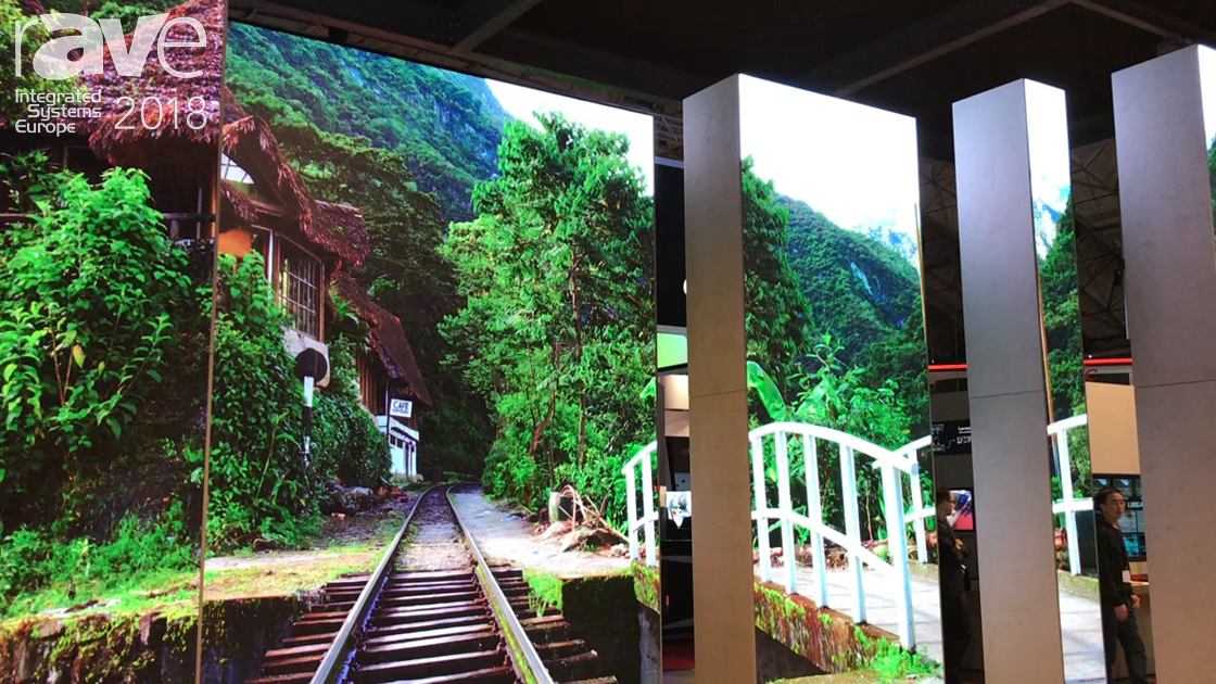 ISE 2018 LANG AG Presents INFiLED s1.8 LE Customized LED Wall for
