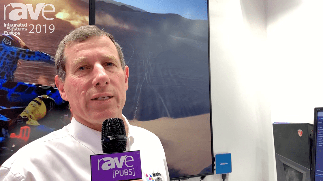 ISE 2019 Monitors AnyWhere Connect Allows for Content Control on