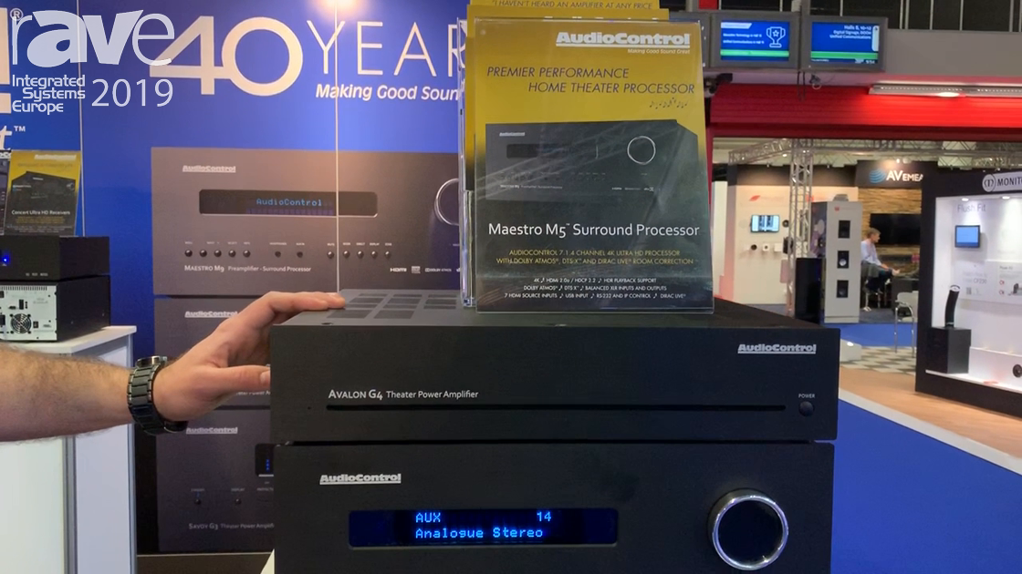 ISE 2019 AudioControl Shows Avalon G4 Theater Power Amplifier rAVe [PUBS]
