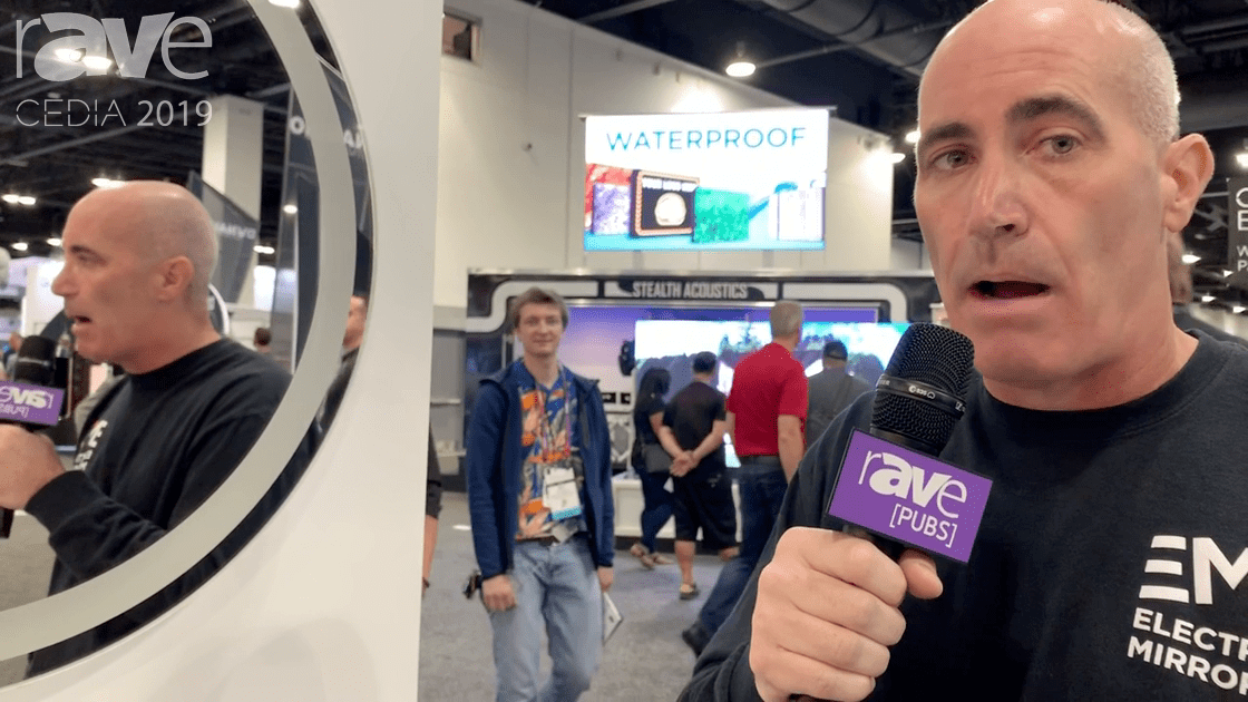 CEDIA 2019 Electric Mirror Demos the Ava SmartLook Mirror With