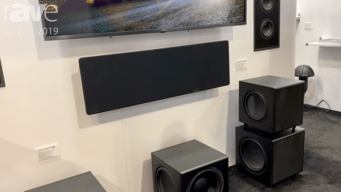 CEDIA 2019 OSD Black Intros TreVoce 12 Active Speaker rAVe [PUBS]