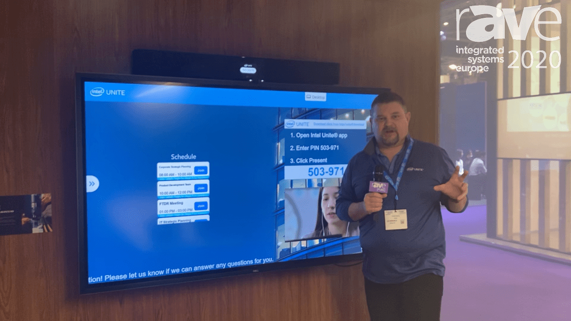 ISE 2020 Intel Unite Demos the Conference Room of the Future, Features