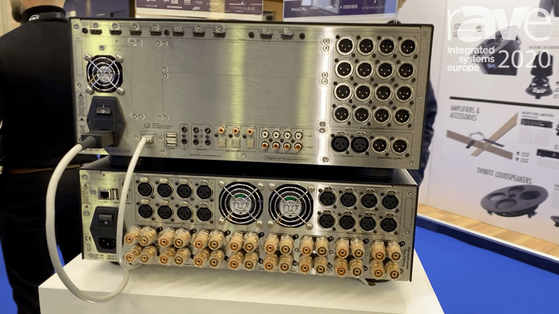 ISE 2020 StormAudio Adds ISP MK2 Modular Preamplifier/Processor With