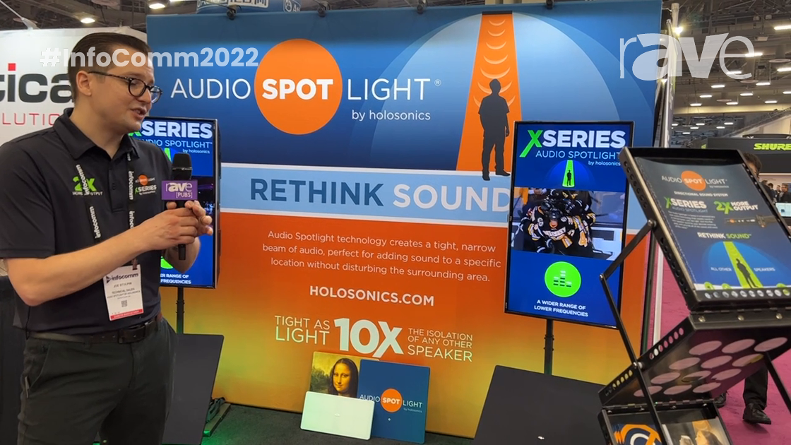 2022 Holosonics Shows Off XSeries Audio Spotlight