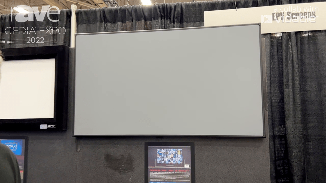 CEDIA Expo 22 EPV Screens Explains Polar Star eFinity 2 Ambient Light