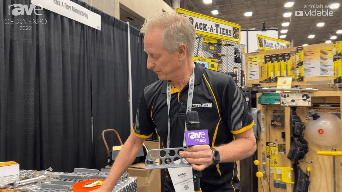 CEDIA Expo 22 RackATiers Debuts Cable Chase, PokeE Wire Strip for