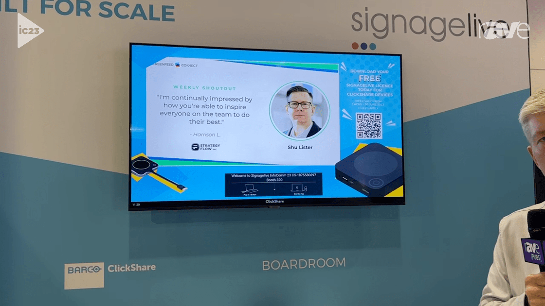 2023 Signagelive Explains Barco ClickShare Integration for