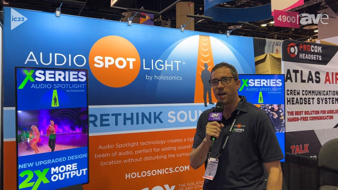 2023 Holosonics Shows Audio Spotlight Speaker with Narrow