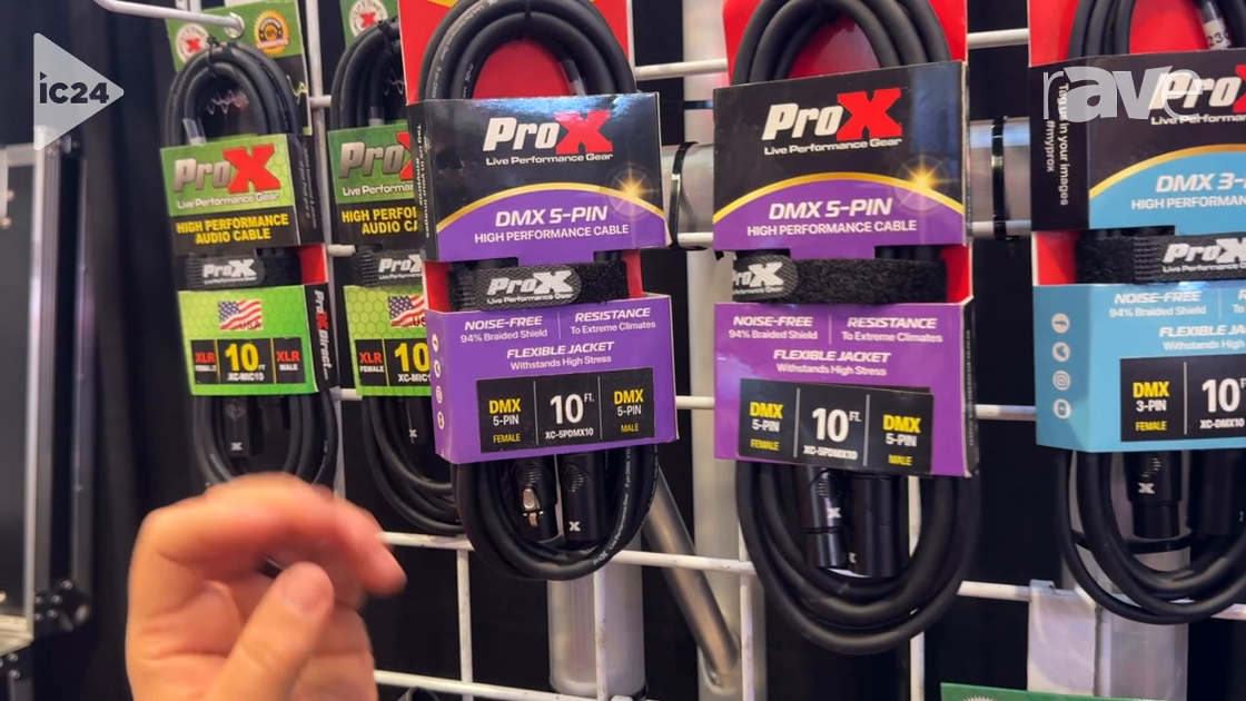 2024 ProX Live Performance Gear Showcases Pro DMX Cables