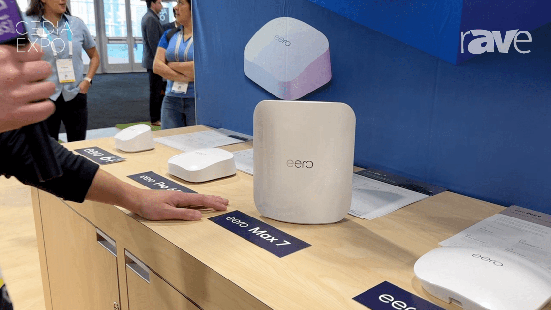 CEDIA Expo 2024 eero Showcases eero Max 7 Wifi 7 Wireless Access Point