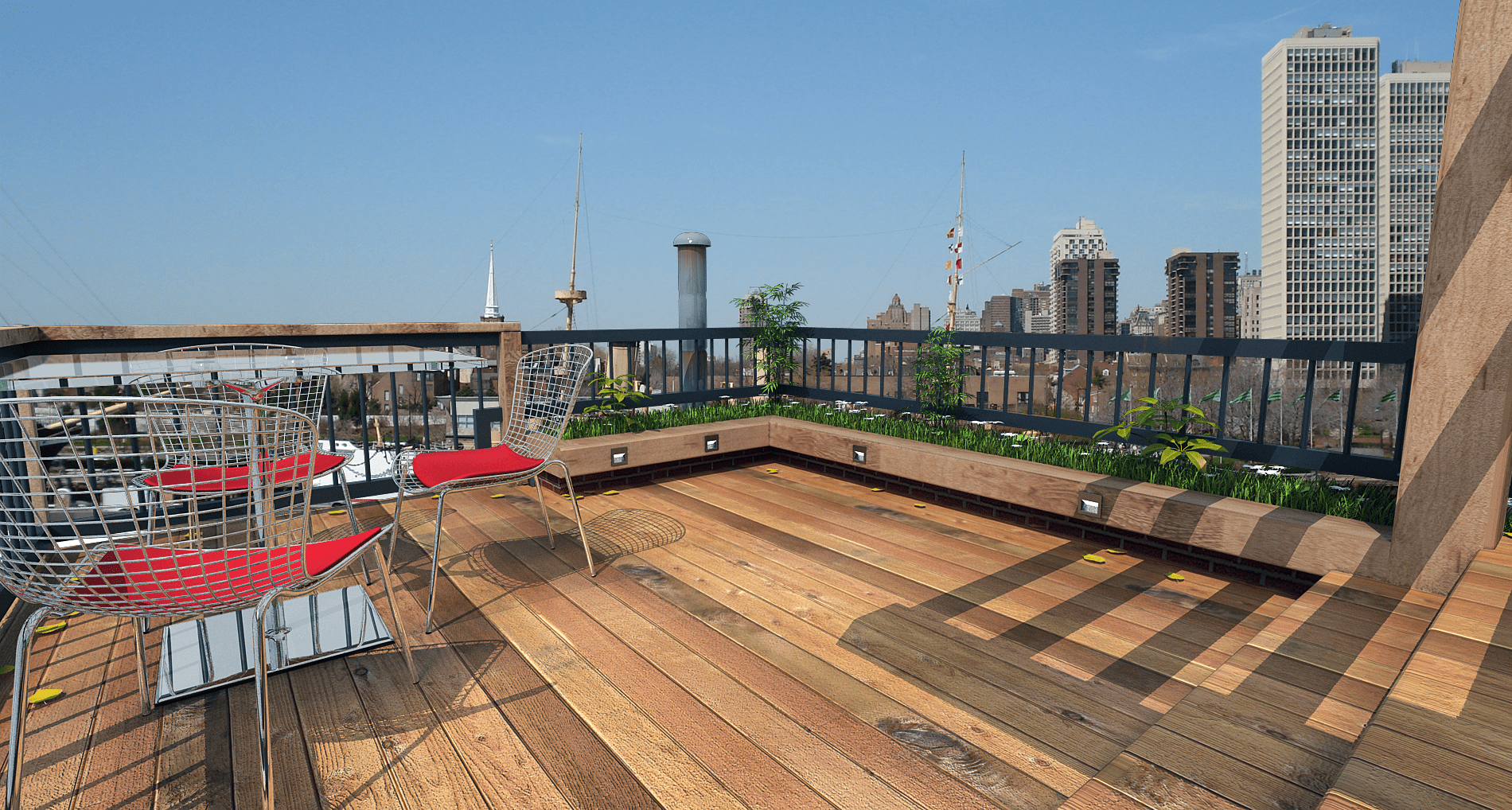 ViewDesignerProject ProjectDeck Design Designed by oArchitecture Rooftop Deck