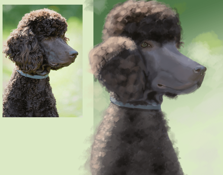 Digital Pet Portrait Artists&Clients