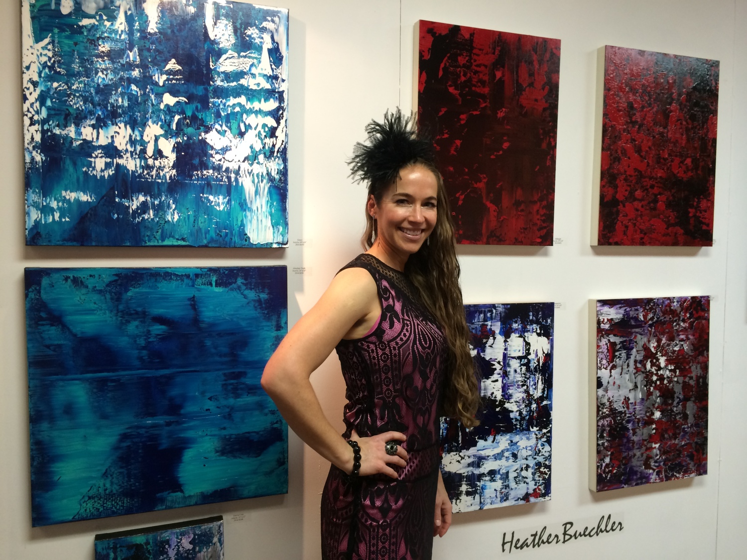 Contemporary Modern Abstract Painter and Figure Drawing Artist Heather