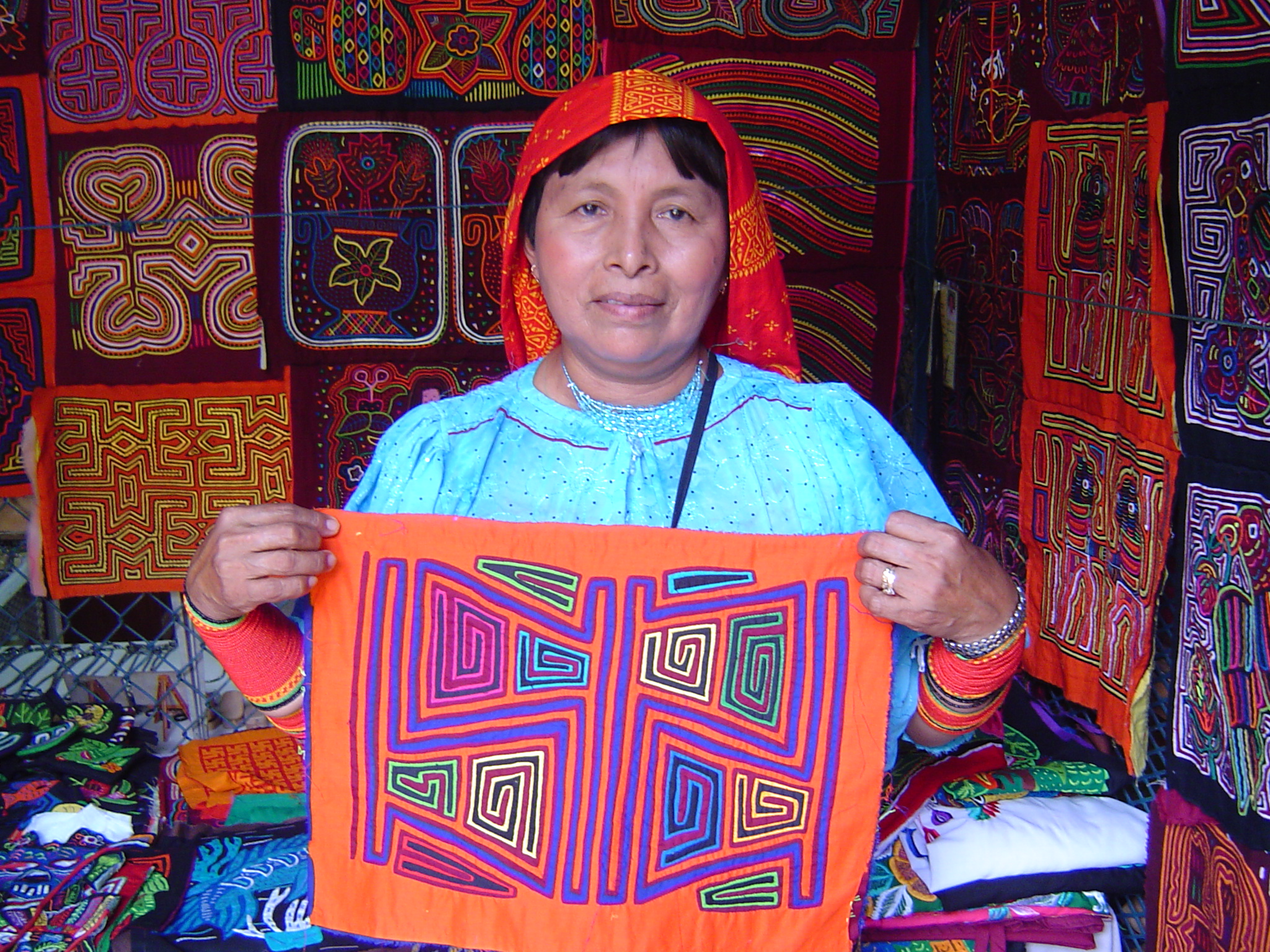 Rita Smith Kuna Mola for sale Mola Textiles and Mola Gifts from San