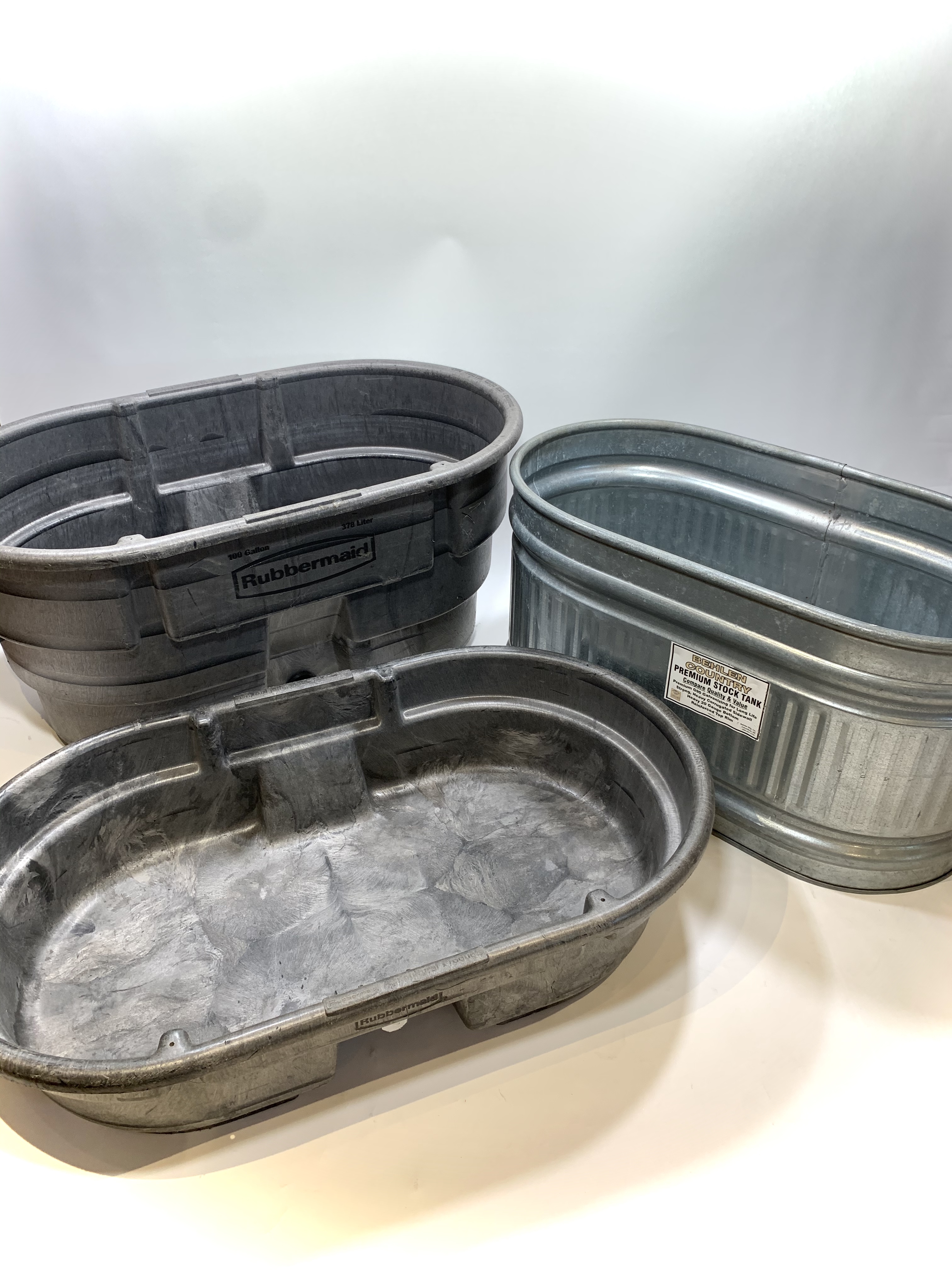 Galvanized Beverage Trough Mutton Party and Tent Rental