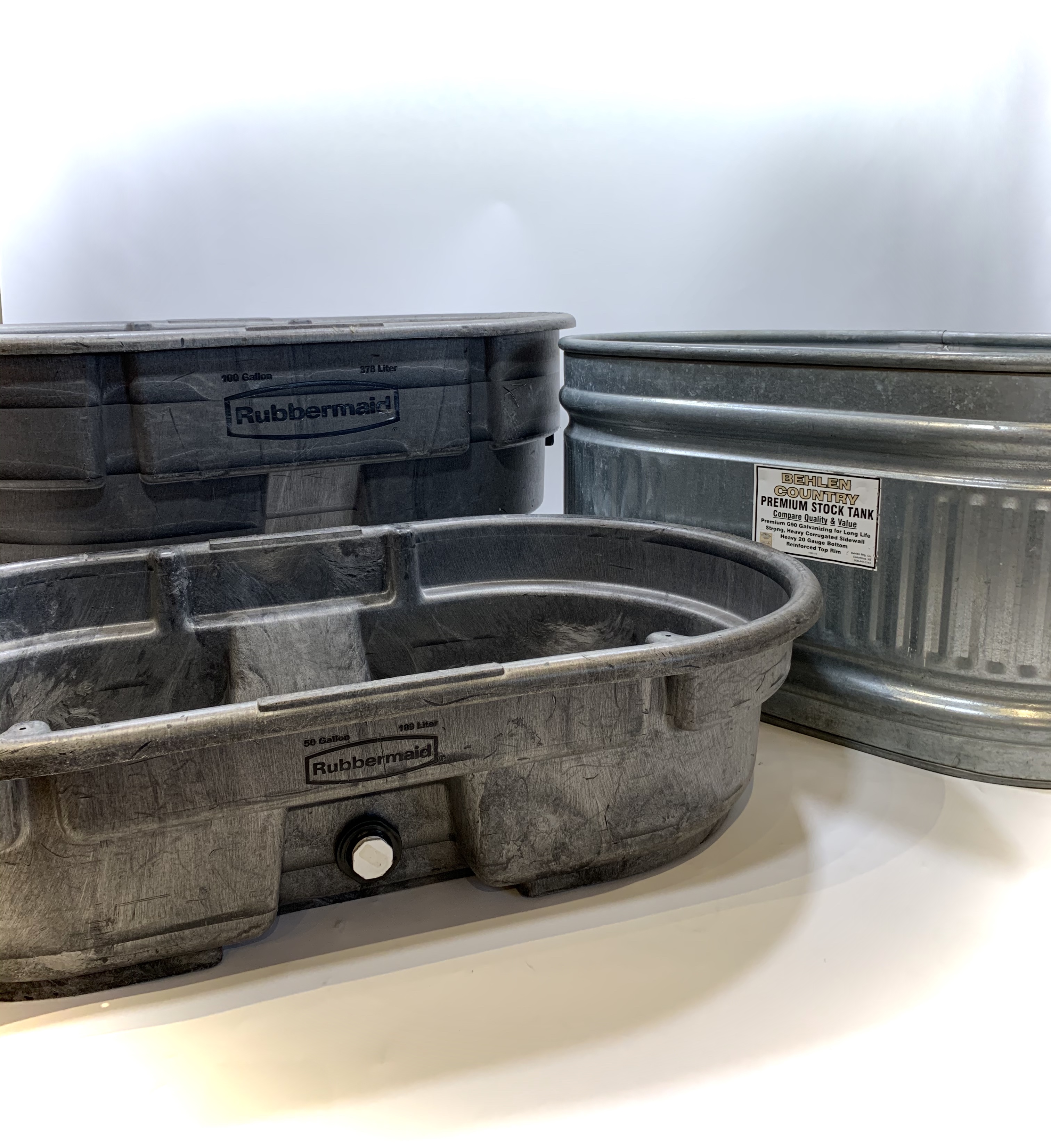 Galvanized Beverage Trough Mutton Party and Tent Rental