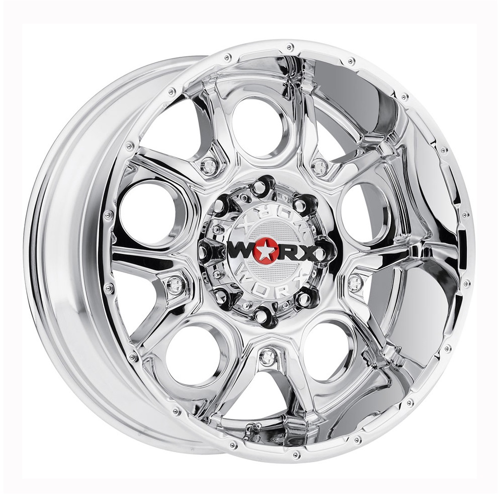 Worx Wheels 809C Rebel Chrome Plated Rim Wheel Size 20x9