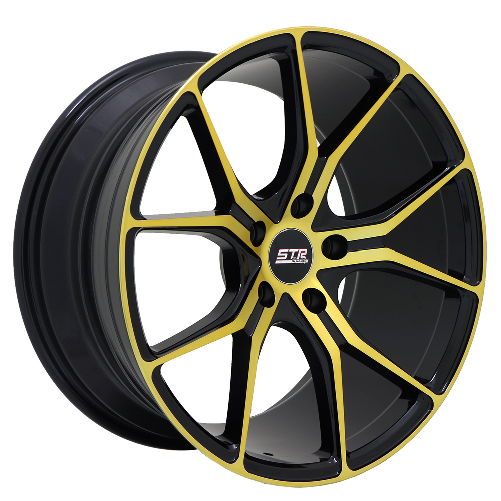 STR 602 Magic Gold Rim by STR Racing Wheels Wheel Size 18x9