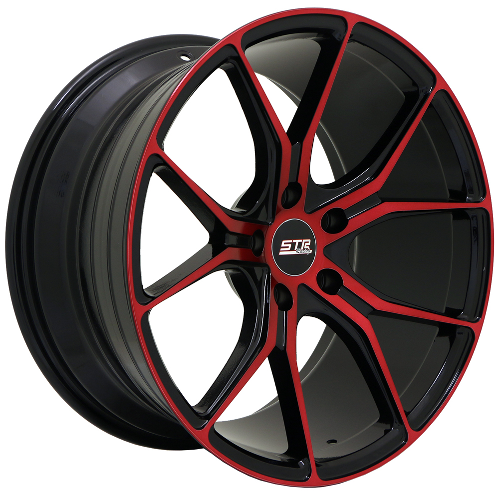 STR 602 Magic Red Rim by STR Racing Wheels Wheel Size 18x9