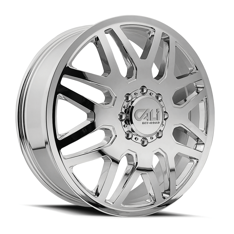 Cali OffRoad Wheels Invader Dually Front 9115D Chrome Rim