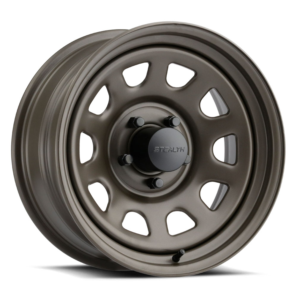 U.S. Wheel Daytona Stealth 805 Bronze Rim Wheel Size 15x7