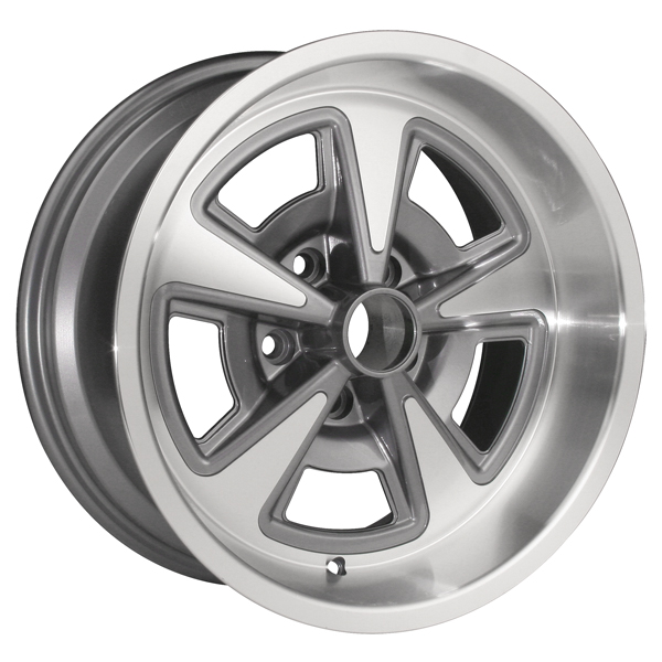 Yearone Wheels Rallye II Gunmetal gray with machined lip Rim
