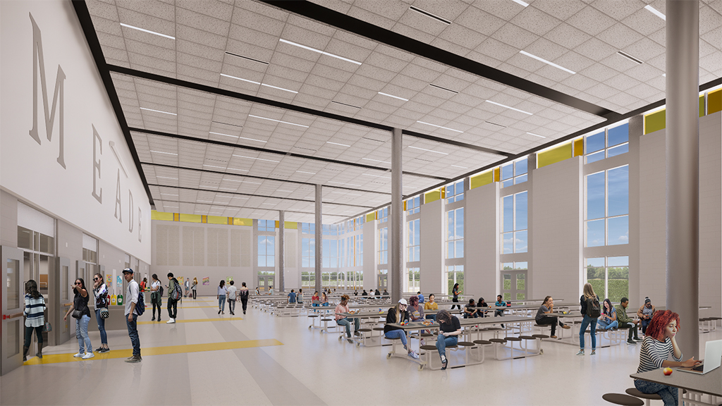 Construction Begins at Meade High School Smolen • Emr • Ilkovitch