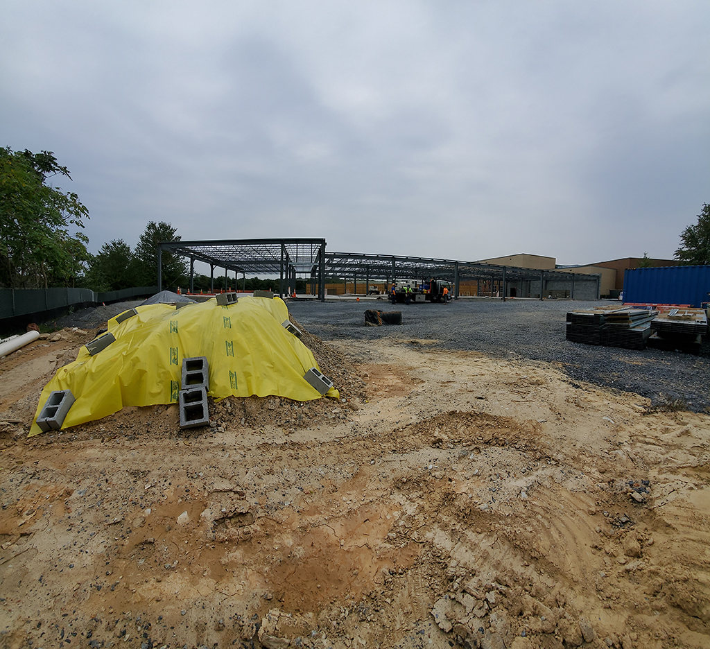 Oakdale Middle School Construction Progress Smolen • Emr • Ilkovitch