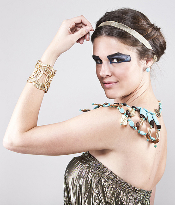 Homemade Halloween Cleopatra on What I Wore