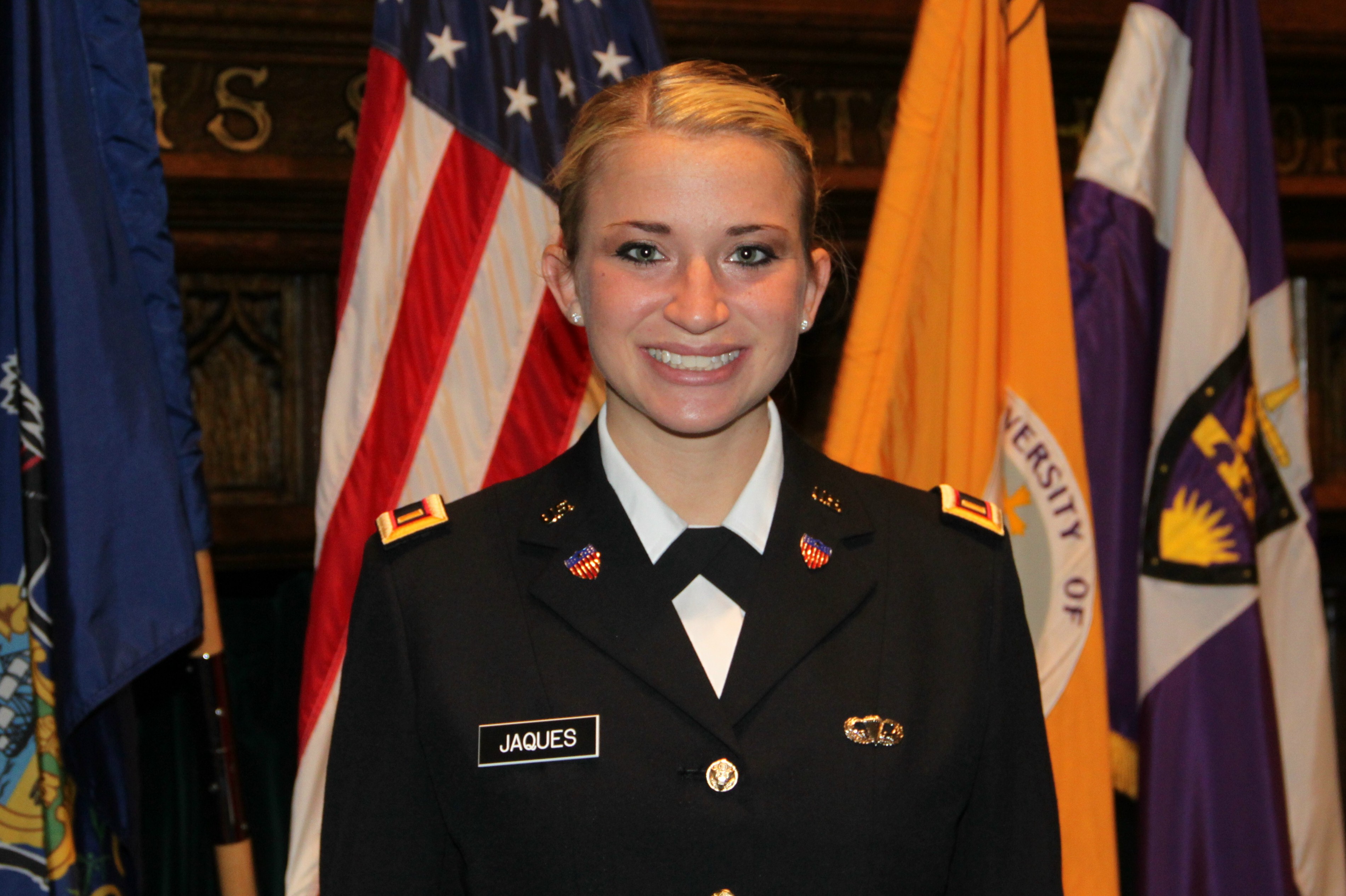 Sidney Jaques of Rosemont Commissioned as Officer