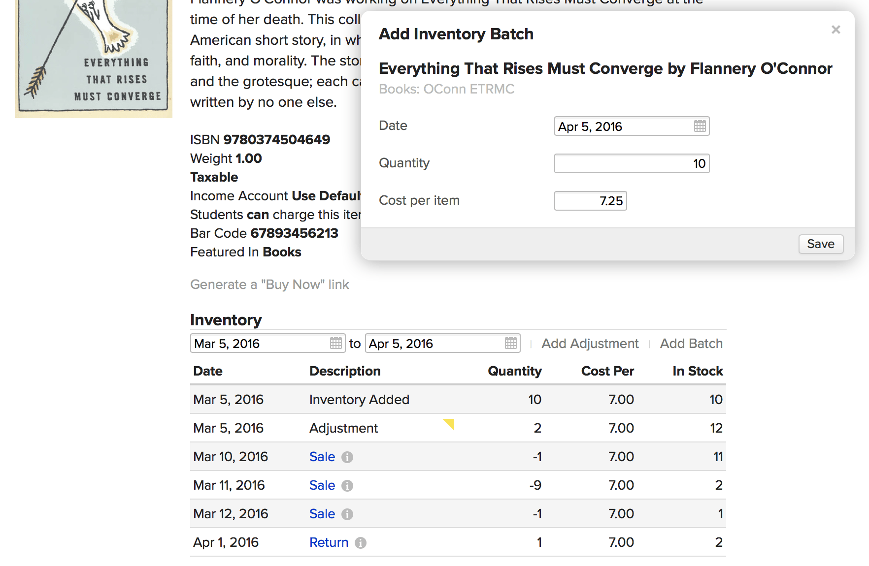 Bookstore returns, discount codes, and other good stuff Populi
