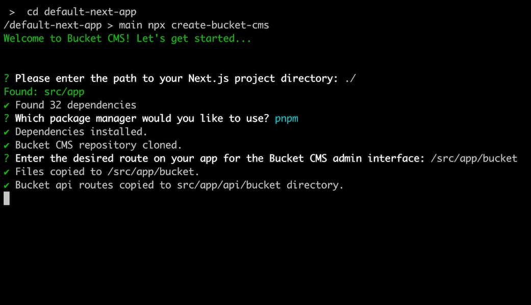 Bucket CMS