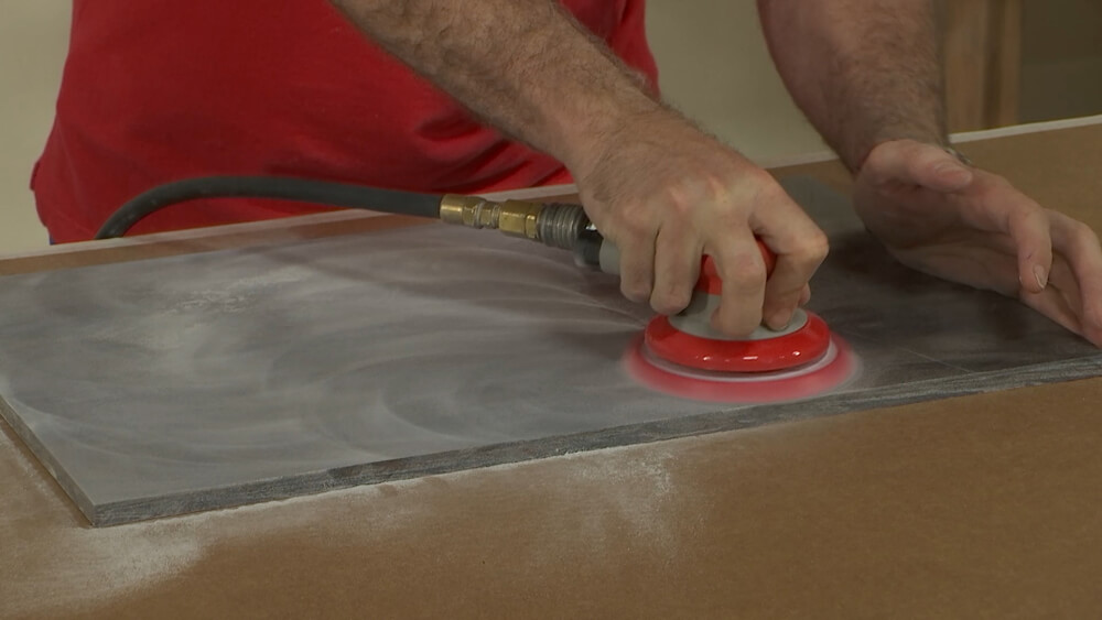 High Gloss Finishing Solid Surface Adding a High Gloss Finish