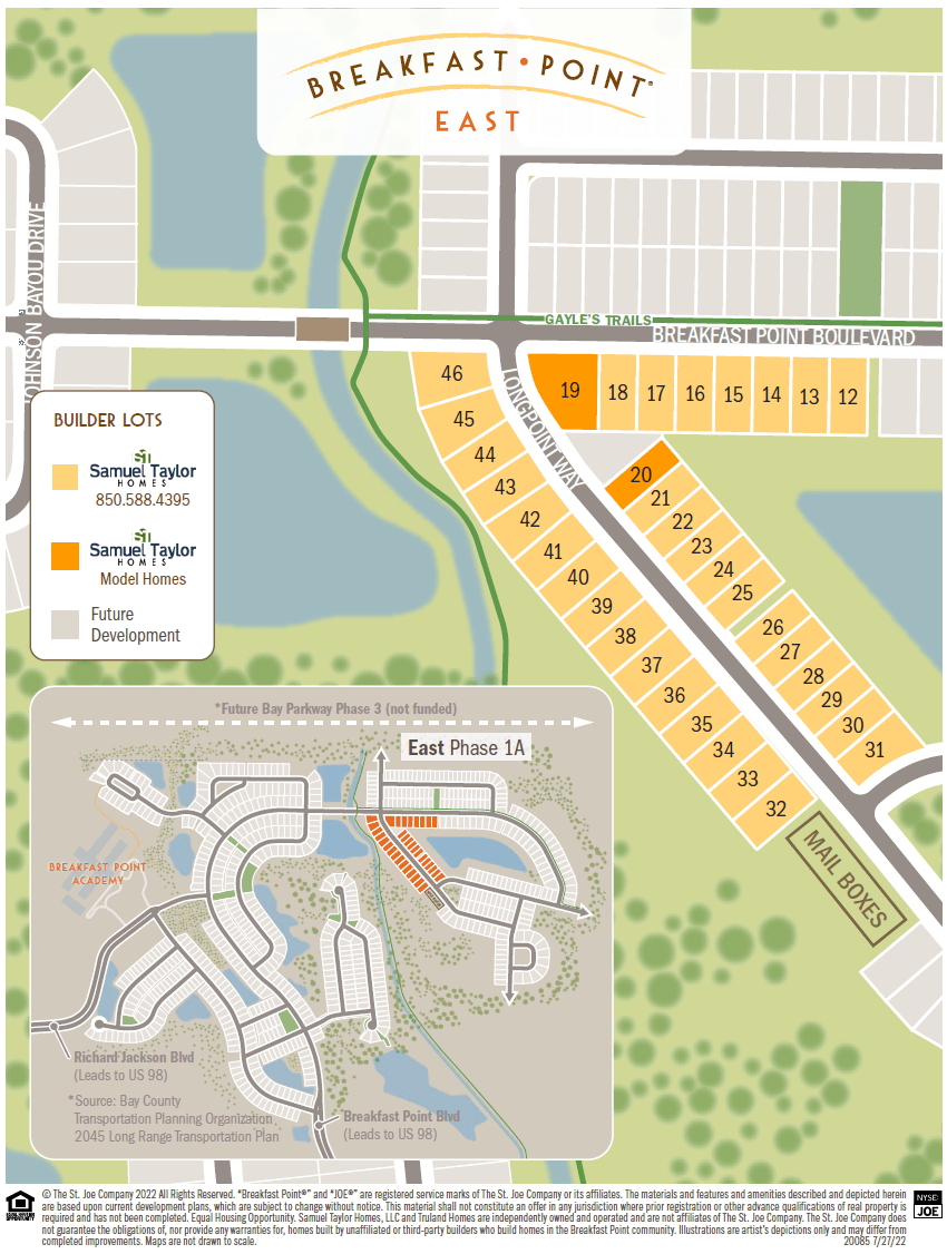 Breakfast Point East Panama City Beach FL New Home Community Samuel