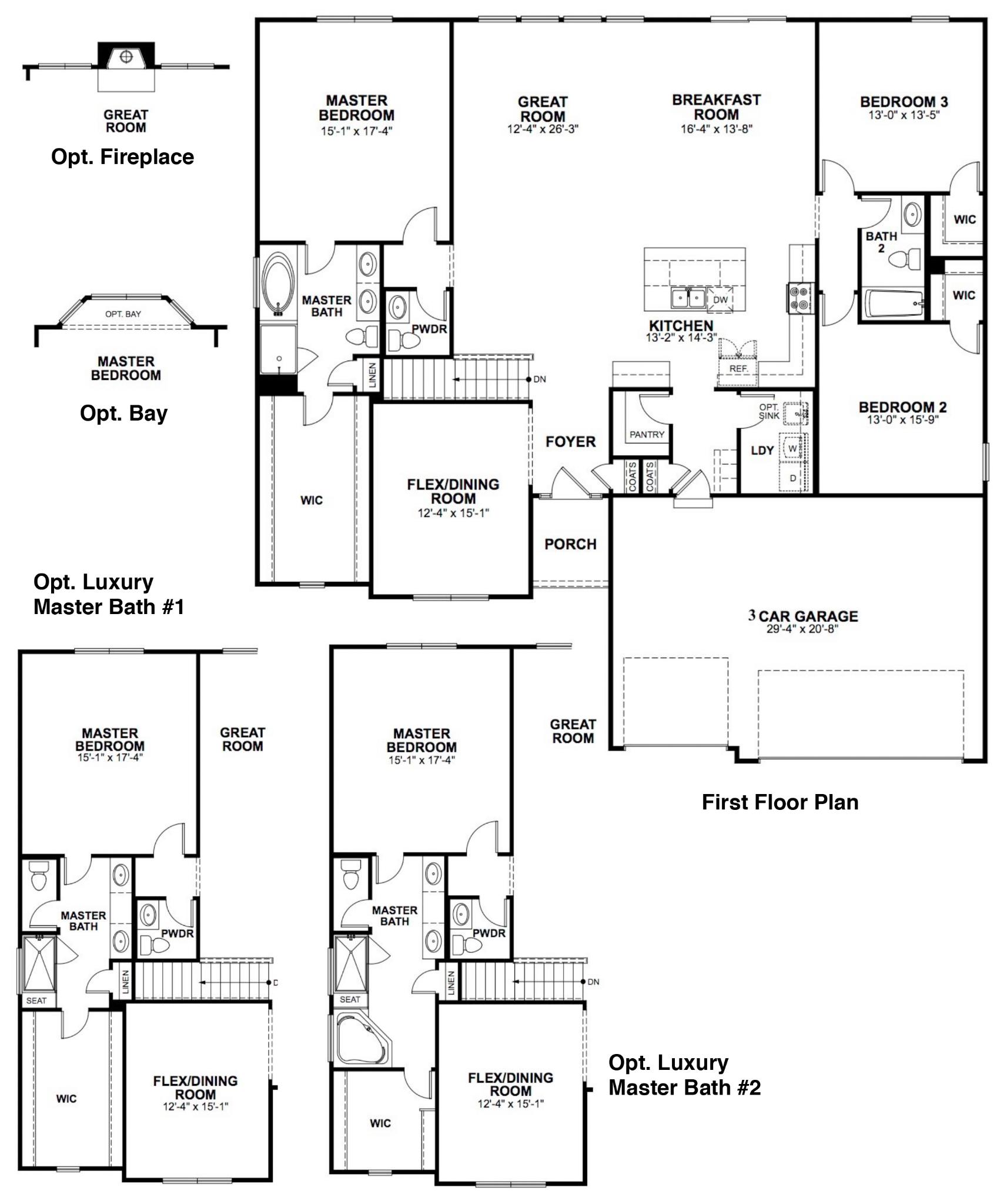 The Brookfield Floor Plan Flower & Fendler Homes