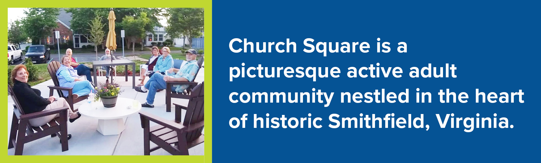 Church Square Active Adult Community Cornerstone Homes VA