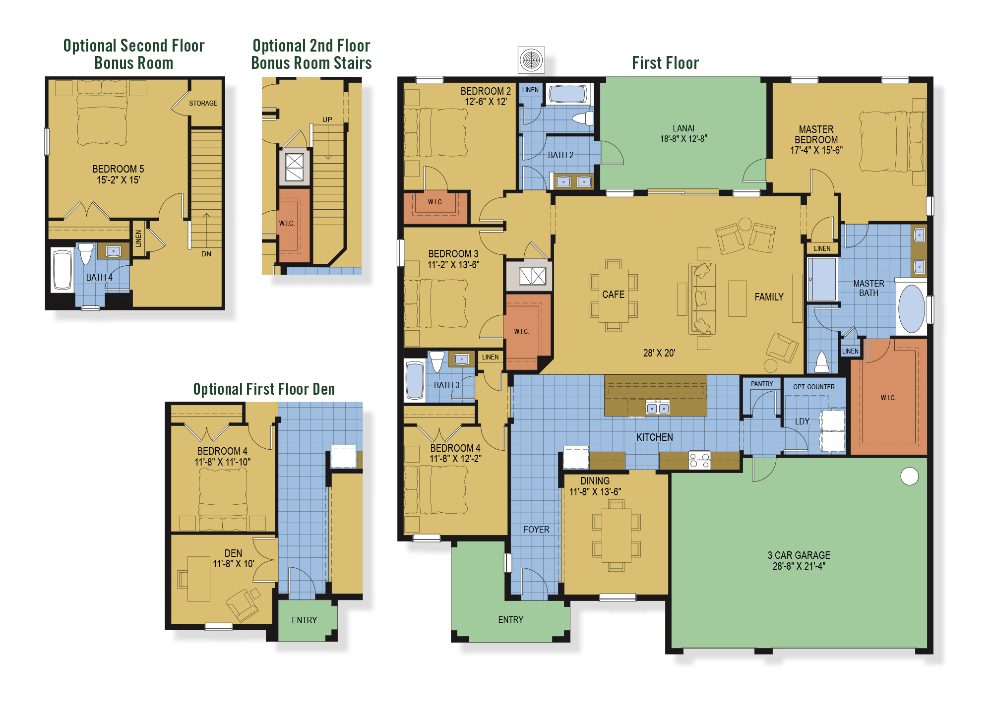 Brentwood Executive in Floor Plan Hanover Family Builders