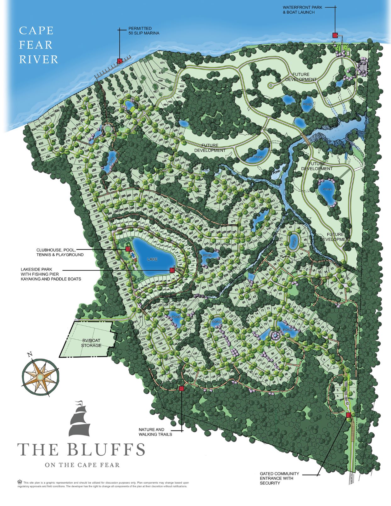 Bluffs on the Cape Fear New Home Community in Leland NC