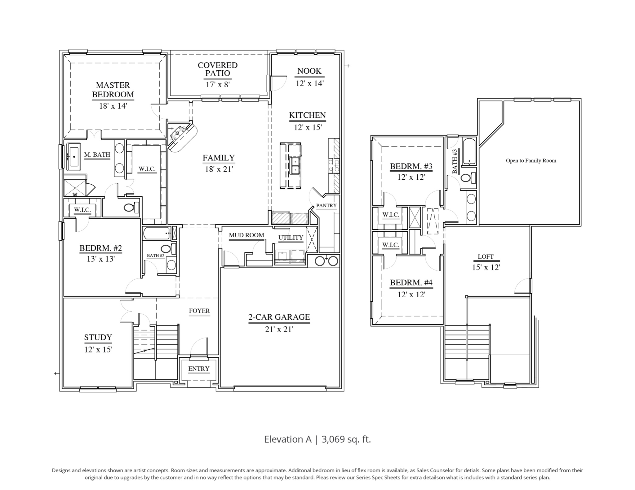 Monarch Floor Plan in DFW Our Country Homes