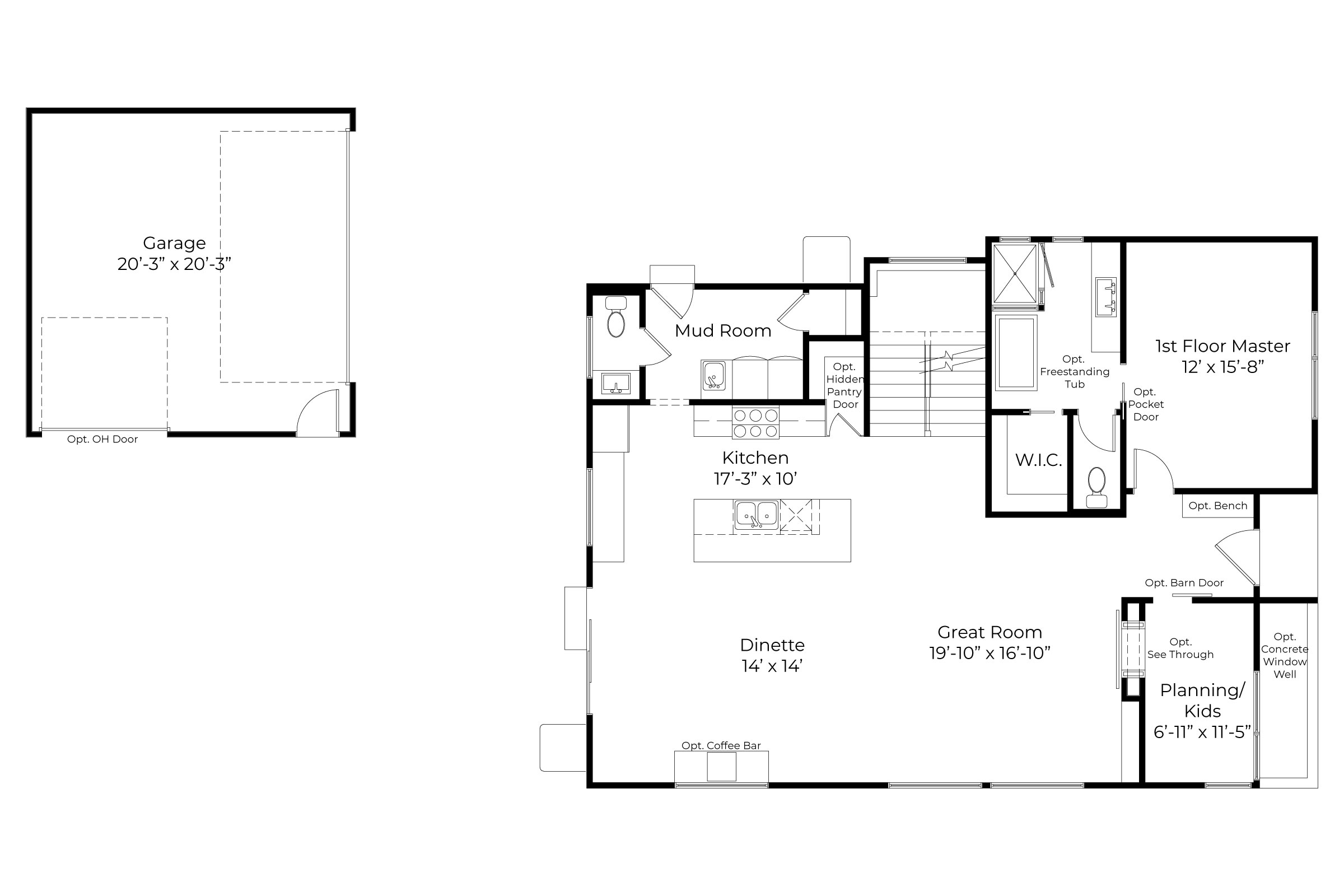 Arhaus I Floor Plans DJK Custom Homes