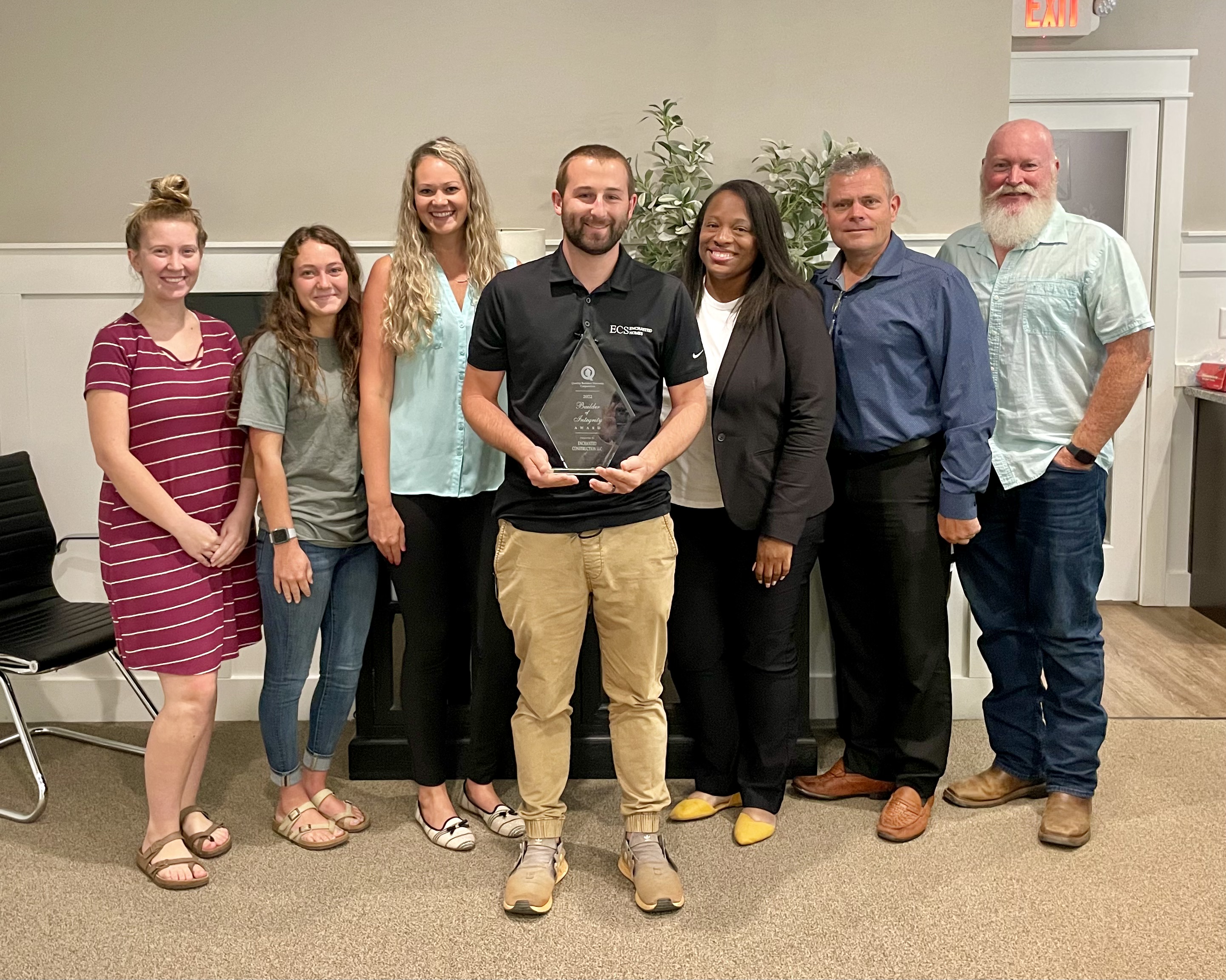 Enchanted Homes Awarded QBW 2022 Builder Quality Integrity Award