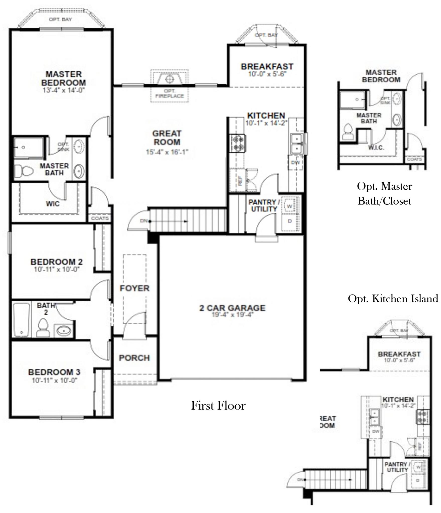 The Camden Floor Plan Flower & Fendler Homes