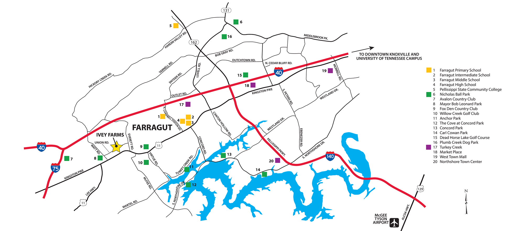 The Village at Ivey Farms Farragut TN New Home Community Goodall Homes